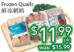 Ample Food Market Frozen quails offer