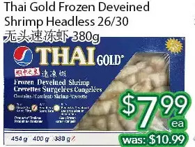 Ample Food Market Thai gold frozen deveined shrimp headless offer