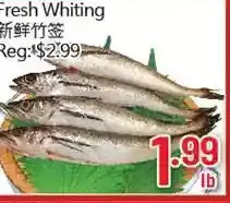 Hong Tai Supermarket Fresh whiting offer