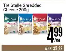 Nations Fresh Foods Tre stelle shredded cheese offer