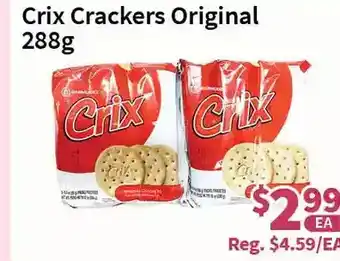 Blue Sky Supermarket Crix crackers original offer