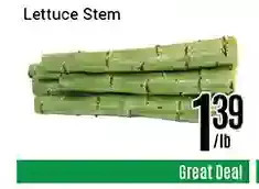 Nations Fresh Foods Lettuce stem offer