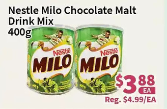 Blue Sky Supermarket Nestle milo chocolate malt drink mix offer
