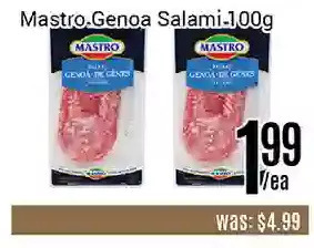 Nations Fresh Foods Mastro genoa salami offer