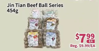 Blue Sky Supermarket Jin tian beef ball series offer