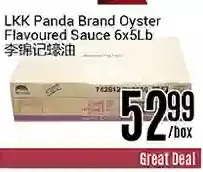 Nations Fresh Foods Lkk panda brand oyster flavoured sauce offer