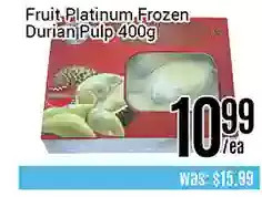 Nations Fresh Foods Fruit platinum frozen durian pulp offer