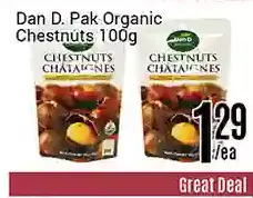 Nations Fresh Foods Dan d. pak organic chestnuts offer