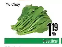 Nations Fresh Foods Yu choy offer