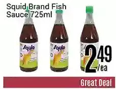 Nations Fresh Foods Squid brand fish sauce offer