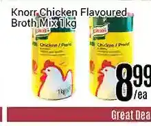 Nations Fresh Foods Knorr chicken flavoured broth mix 1kg offer