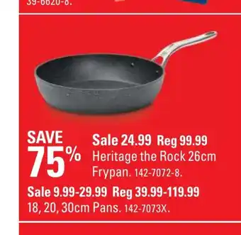 Canadian Tire Heritage The Rock 26cm Frypan offer