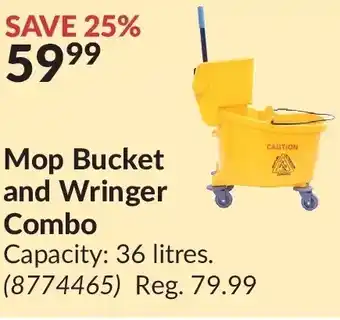 Princess Auto Power fist mop bucket and wringer combo offer