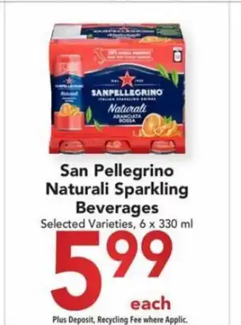 Buy-Low Foods San Pellegrino natural sparkling beverages selected varieties 6 x 330 ml offer