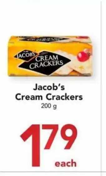 Buy-Low Foods Jacob's cream crackers 200 g offer
