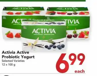 Buy-Low Foods Activia active probiotic yogurt 12 x 100g offer