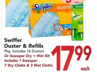 Buy-Low Foods Swiffer duster & refills pkg. includes 16 dusters offer