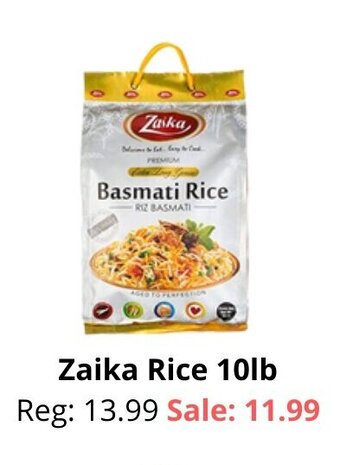 Batala Supermarket Zaika rice 10lb offer