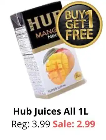 Batala Supermarket Hub juice all 1L offer