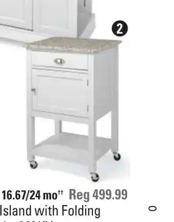 Canadian Tire Perth Granite-Top Kitchen Cart offer