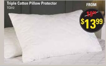 Oxford Mills Triple cotton pillow protector offer
