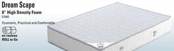Oxford Mills Dream scape 8" high density foam offer