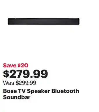 Best Buy Bose TV speaker Bluetooth sound bar offer