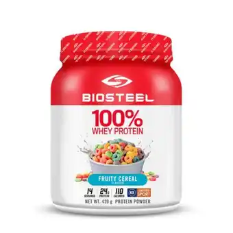 Commisso's Fresh Foods Biosteel 100% whey protein fruity cereal offer