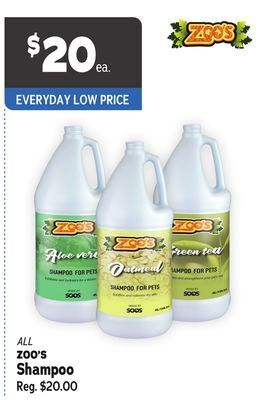 Ren’s Pets Depot Zoo's shampoo offer