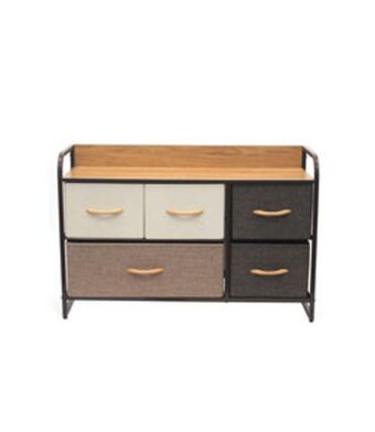Beddington's 5 drawer fabric cabinet multi offer