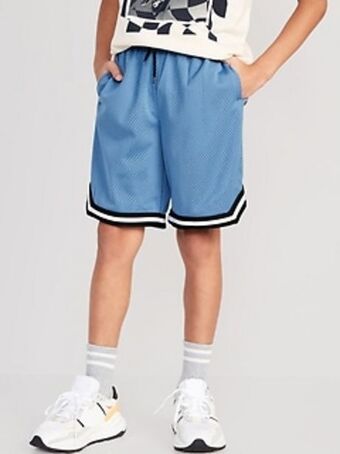 Old Navy Mesh basketball shorts for boys (at knee) offer