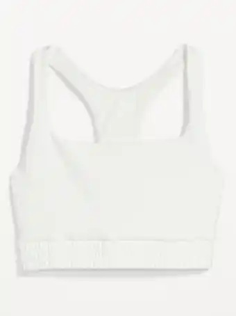 Old Navy Light support dynamic fleece racerback sports bra for women offer