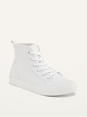 Old Navy Gender-neutral canvas high-top sneakers for kids offer