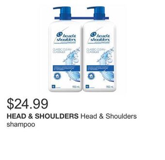 Costco Head & shoulders shampoo offer