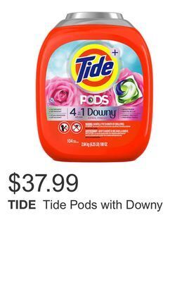 Costco Tide pods with downy offer