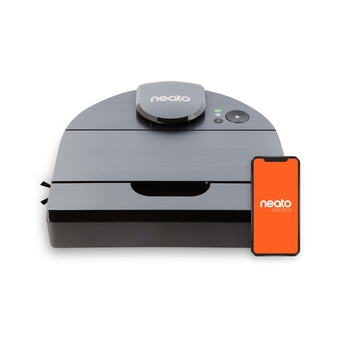 Best Buy Neato robotics d10 robot vacuum - high-glos brushed silver offer