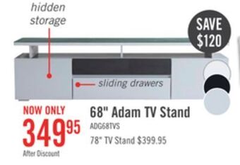 The Brick Adam 68" tv stand - grey offer