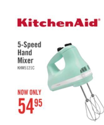 The Brick Kitchenaid 5-speed ultra power hand mixer - khm512ic offer