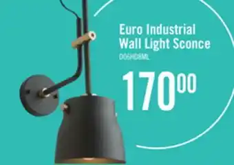 The Brick Euro industrial wall light sconce offer