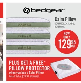 The Brick Bedgear calm 1.0 pillow - stomach sleeper offer
