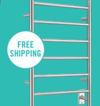 The Brick Ancona comfort dual 6-bar hardwired and plug-in towel warmer - an-5307 offer