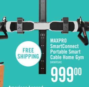 The Brick Maxpro smartconnect portable smart cable home gym - black offer