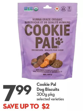 Longo's Cookie pal dog biscuits offer