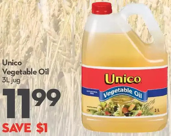 Longo's Unico vegetable oil offer