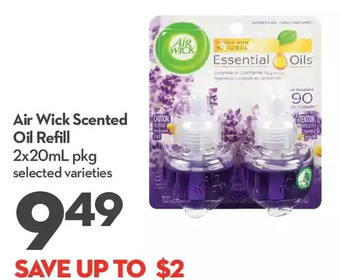 Longo's Air wick scented oil refill offer