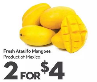 Longo's Fresh ataulfo mangoes offer