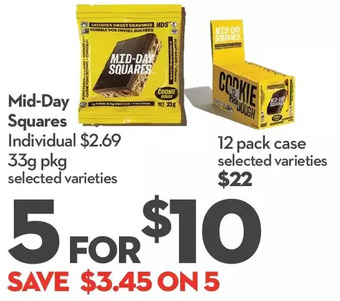 Longo's Mid-day squares offer