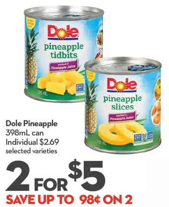 Longo's Dole pineapple offer