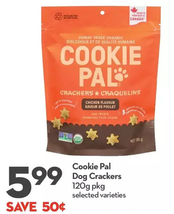 Longo's Cookie pal dog crackers offer