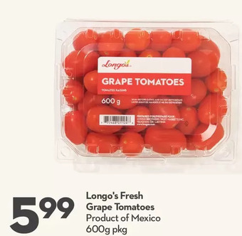 Longo's Longo's fresh grape tomatoes offer
